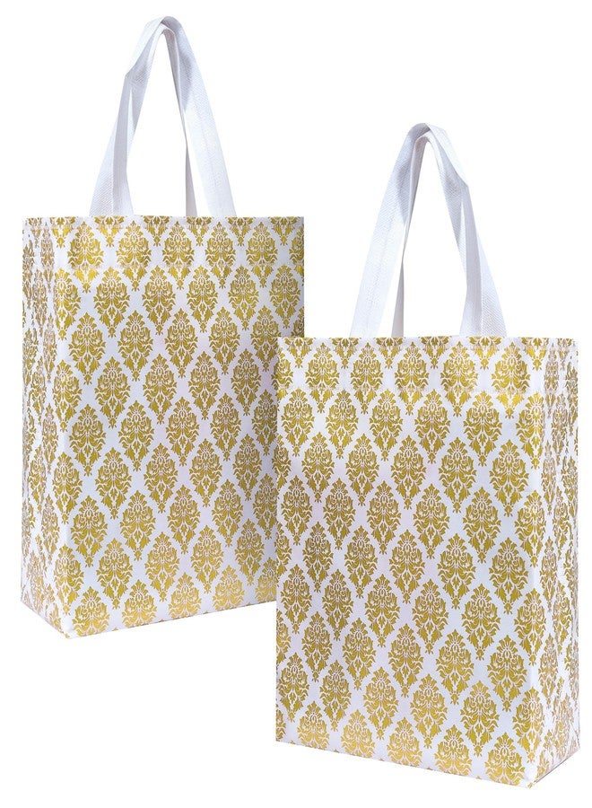 little PANDA Reusable Non-Woven Shopping Bag, Glossy Finish, Perfect for Gifts (Extra-small, Pack of 20 White-printed Bags) - Image 1
